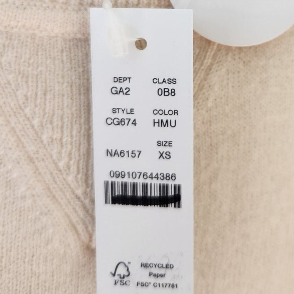 NWT J. Crew Cashmere Crewneck Sweatshirt Pink XS - Picture 8 of 10